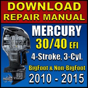 Download 2010-2015 Mercury 30hp 40hp Repair Manual