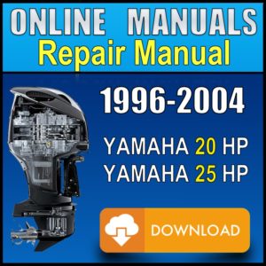 Yamaha 20 25 hp Service Manual 1996 1997 1998 1999 2000 2001 2002 2003 2004