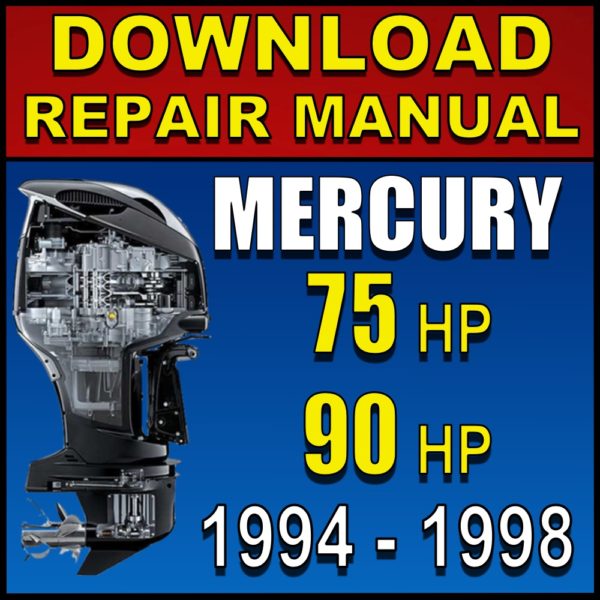 Mercury 75 90 hp Repair Manual Pdf Download 1994 1995 1995 1997 1998 Service Manual