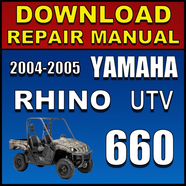Yamaha Rhino 660 Service Manual Pdf Download 2004 2005